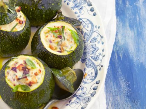 Courgettes met ricotta
