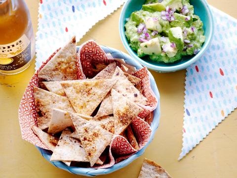 Homemade tortillachips