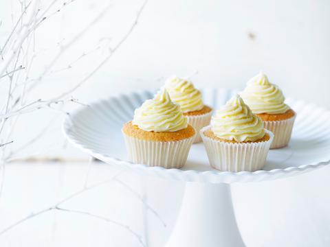 Cupcakes met cavaglazuur