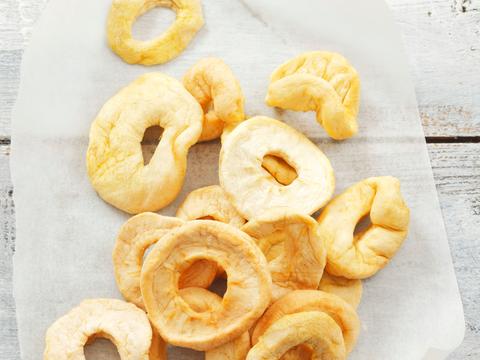 Gedroogde appelringen