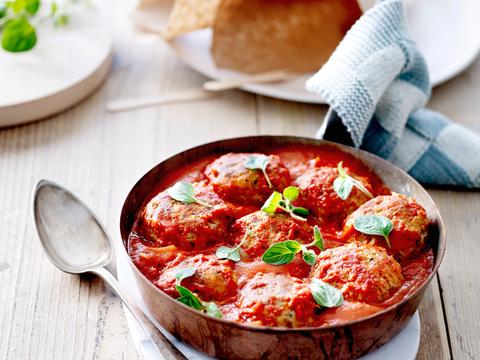Balletjes in tomatensaus