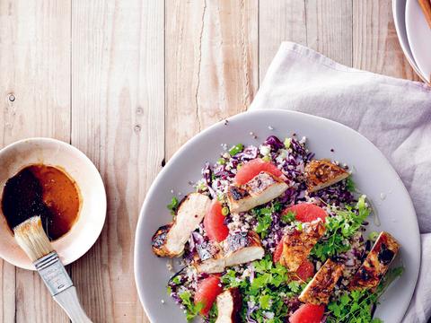 Tabouleh van kip met balsamicoazuur