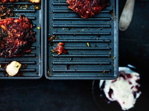 Rodebietrösti met feta