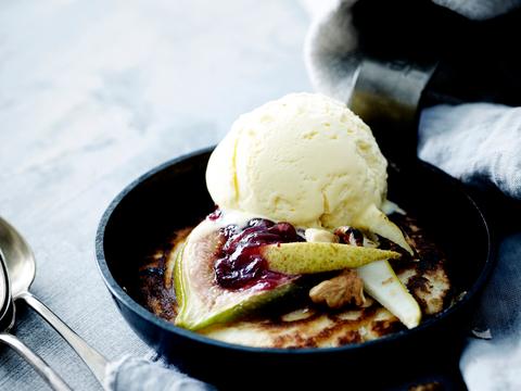 Karnemelkpannenkoekjes met vijgen