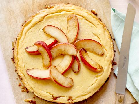 cheesecake met appeltjes