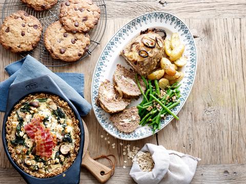 Gehaktbrood met kaasvulling