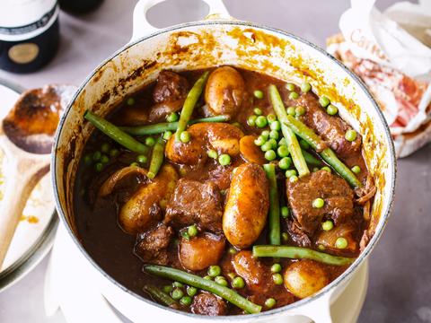 Runderstoofpot met krieltjes