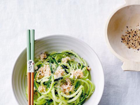 Komkommersalade met krab