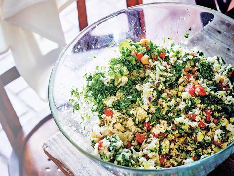Tabouleh van bloemkool