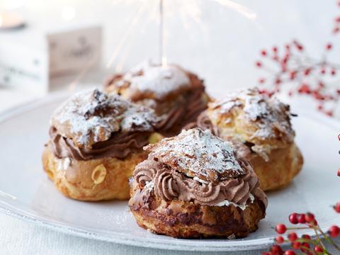 Soezen met koffie-botercrème