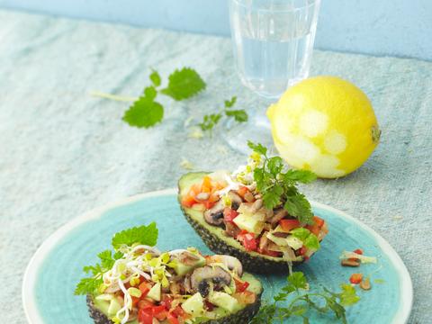 Gevulde avocado's