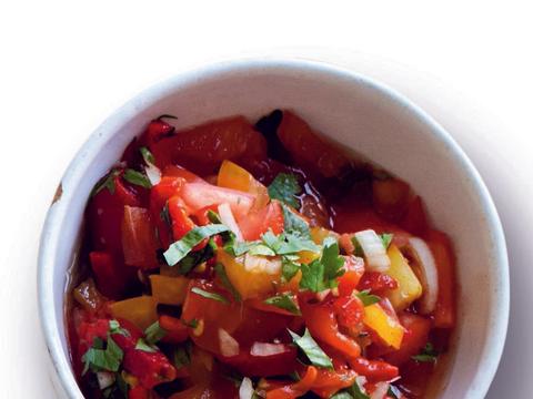 Tomatensalsa met gerookte paprika