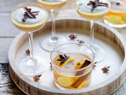 Winterwarme eggnog