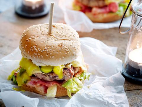 Heerlijke en hartige hamburger