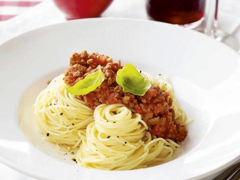 Traditionele spaghetti bolognese
