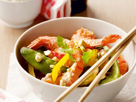 Scampi uit de wok