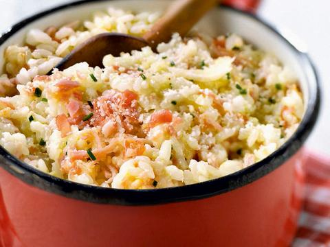 Risotto met ham