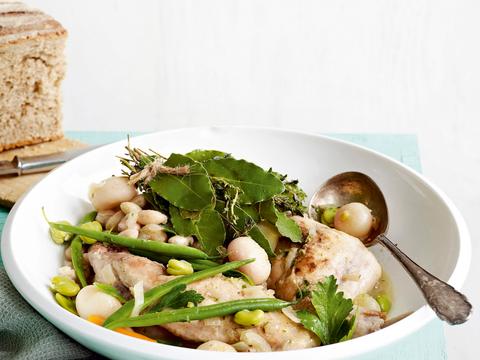 Navarin van konijn met groentemix