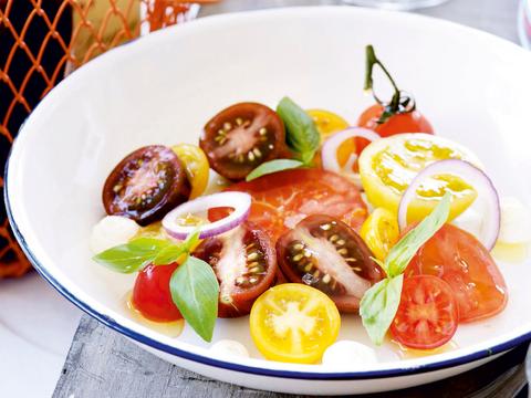 Tomatensalade met cava-vinaigrette