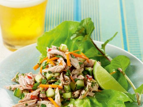 Thaise wrap met kalkoen