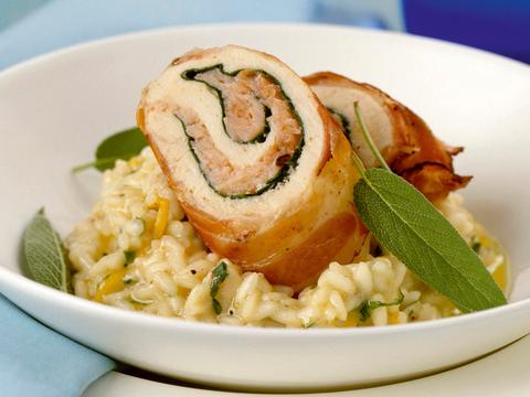 Kiprollades met salie en ham