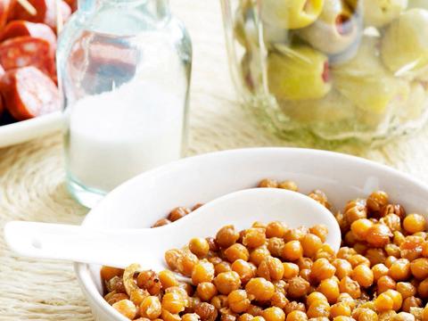Garbanzos fritos