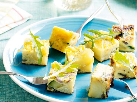 Tortilla con calabacin
