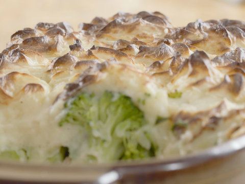 Gehaktschotel van kip en brocoli