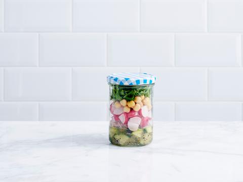 Salade met tonijn en rucola