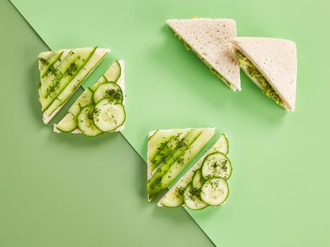 Groene boterhammen