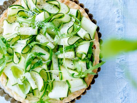 taart carpaccio courgette