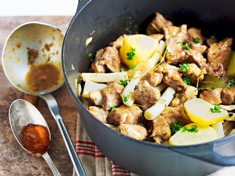 Kalfsragout met asperges