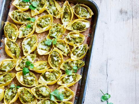 avocado pastaschelpen