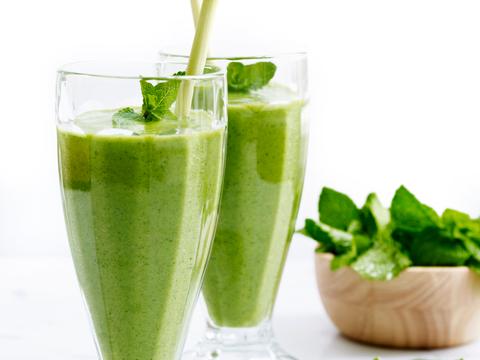 Groene ontbijtsmoothie