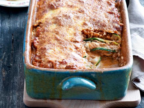 Lasagne van courgette