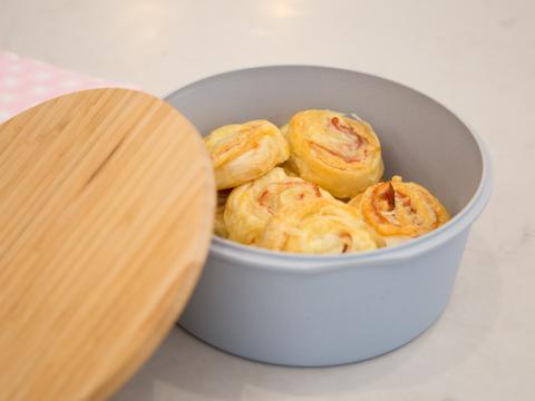 Ham-kaasrolletjes