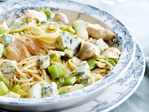 Pasta met kalkoen en mascarpone