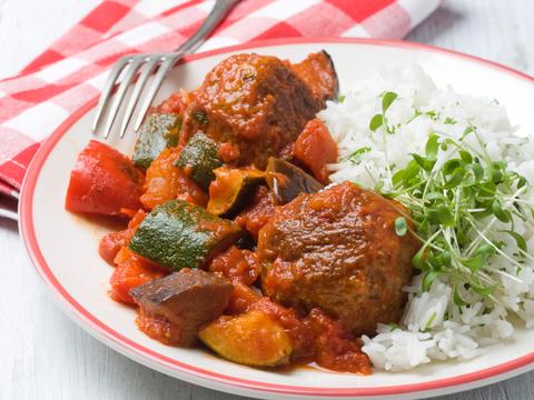 Gehaktballetjes ratatouille