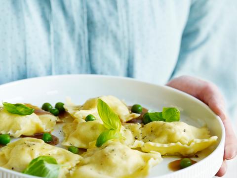 Ravioli met konijn