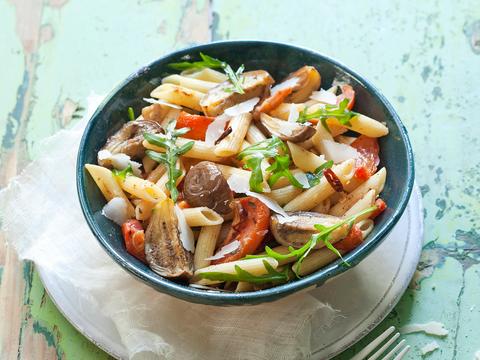 Pasta met aubergines