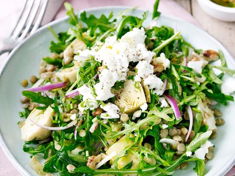 Salade van linzen