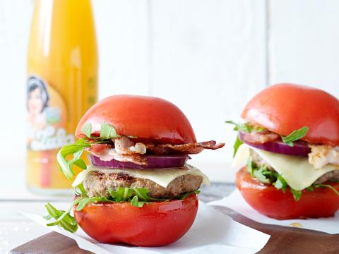 Tomatenburgers met rundsvlees