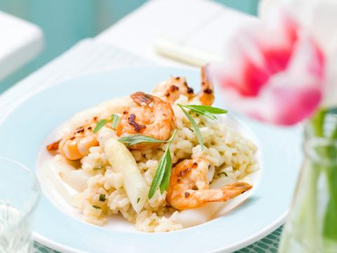Risotto scampi