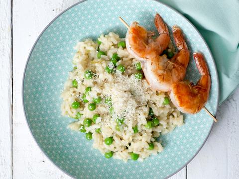 Risotto scampi