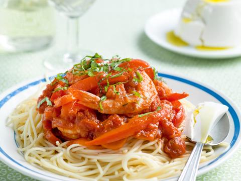 Spaghetti scampi