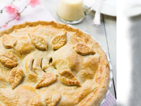 Appeltaart met vanillesaus