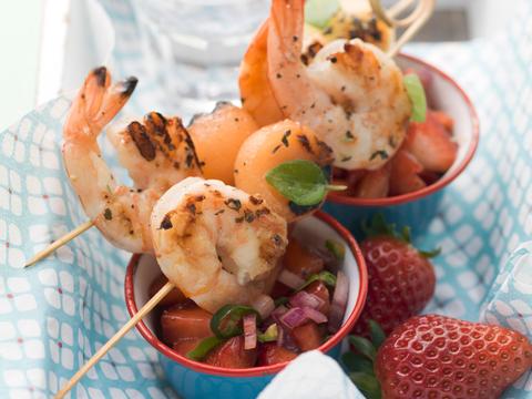 Scampi-meloenspiesje