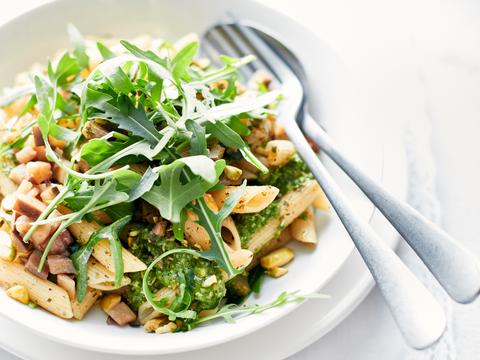 Pasta met aubergine