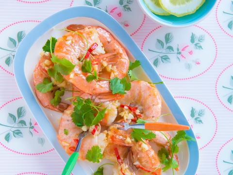 Spicy shrimps