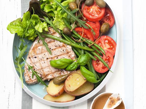 Salade met appelkappertjes